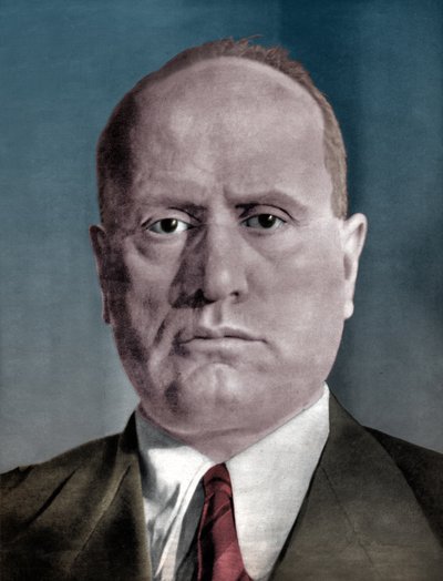 Benito Mussolini av . .
