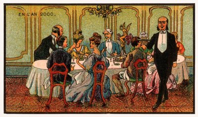 Kjemisk middag, ca. 1910 av . .