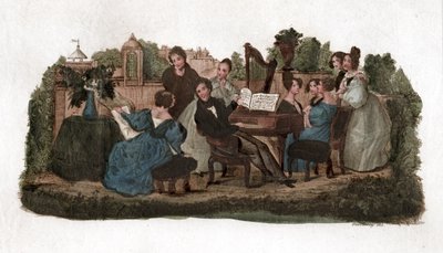 Konsert i en park av . .