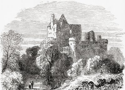 Craigmillar Castle, Edinburgh, Skottland. av . .