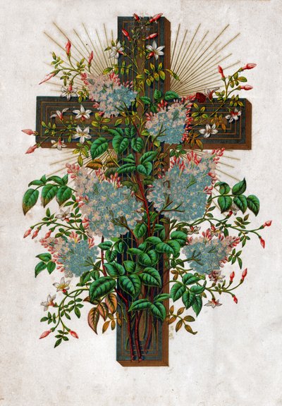 Cross of Jesus Christ, ca 1910 (litografi) av . .