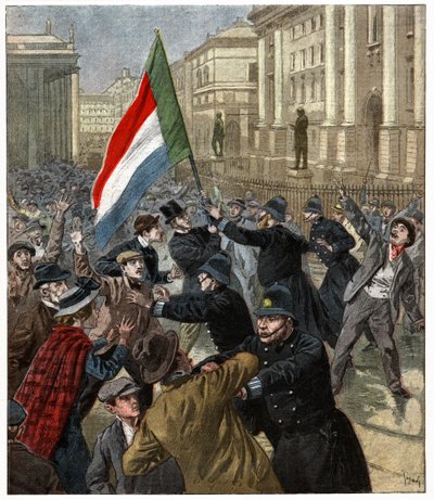 Demonstrasjoner i Dublin av . .
