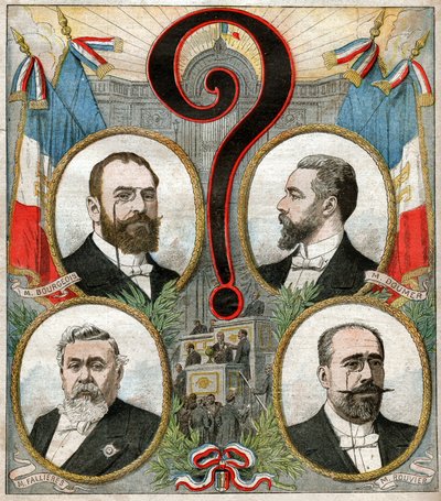 Election presidentielle de 1906. Presidentvalget i 1906. av Ferdinand Georg Waldmuller