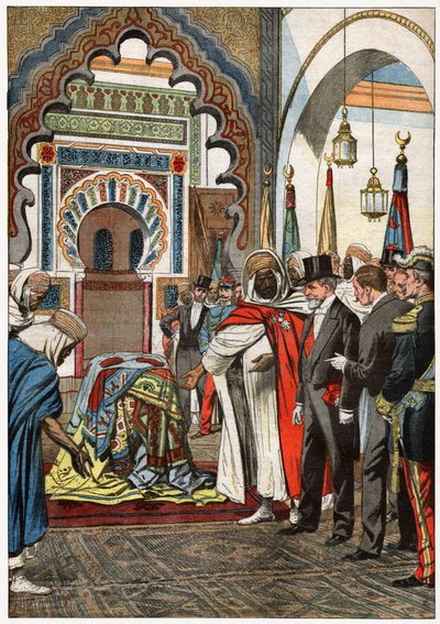 Emile Loubet i Sidi Boumediene-moskeen, Tlemcen av . .
