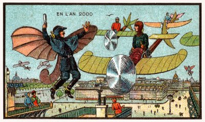 Flygende politimann, ca. 1910 av . .