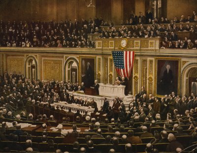 For verdens frihet ber president Woodrow Wilson kongressen om å erklære krig mot Tyskland 2. april av . .