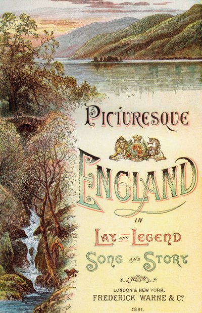 Frontispice til boken Picturesque England, Its Landmarks and Historic Haunts, utgitt 1891 av . .