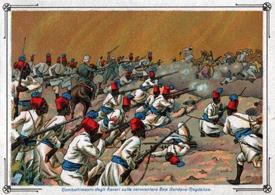 Tyrkisk italiensk krig. Kjemp tyrkisk krig. av Ferdinand Georg Waldmuller