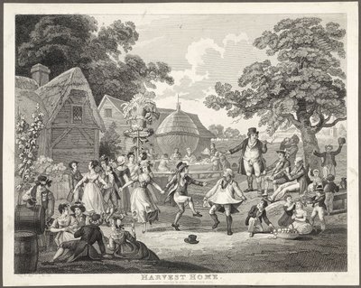 'Harvest Home', c 1810-1820 av Frederick (attr. to) Barnard