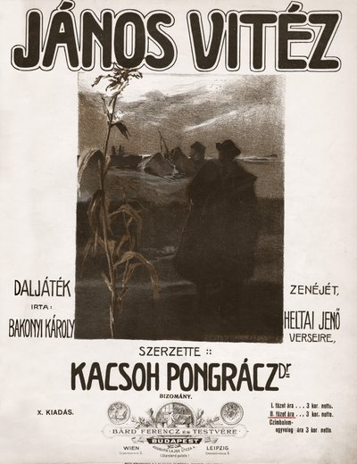 Janos Vitez, operett av den ungarske komponisten Kacsoh Pongracz. 1904 (illustrasjon) av . .