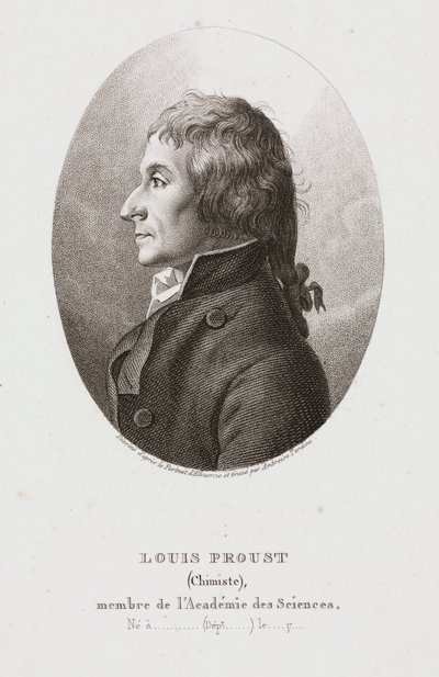 Joseph Louis Proust , fransk kjemiker, ca 1795 av Frederick (attr. to) Barnard