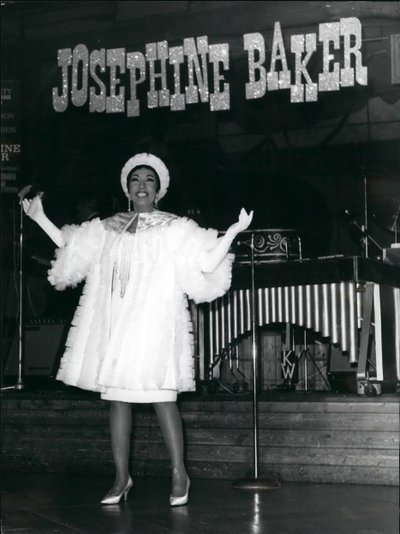 Josephine Baker opptrådte i Zürich, Sveits, 3. mars 1967 (bilde) av . .