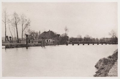 King's Weir, River Lea av Frederick (attr. to) Barnard