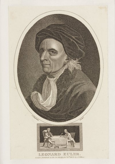 Leonhard Euler , matematiker, ca 1770-tallet av Frederick (attr. to) Barnard
