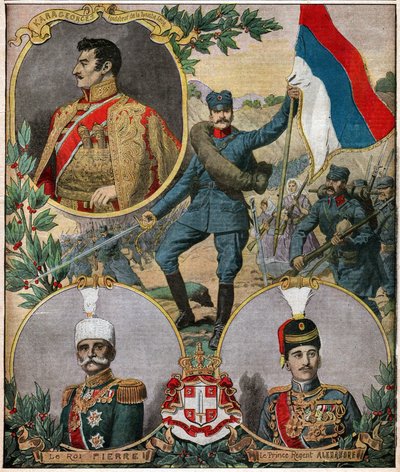 Serbiske nasjonale helter. Serbiske nasjonale helter. av Ferdinand Georg Waldmuller