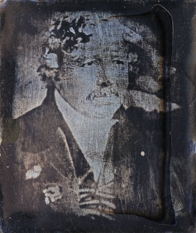 Louis Jacques Mande Daguerre, fransk fotopioner, ca 1840-tallet av Frederick (attr. to) Barnard