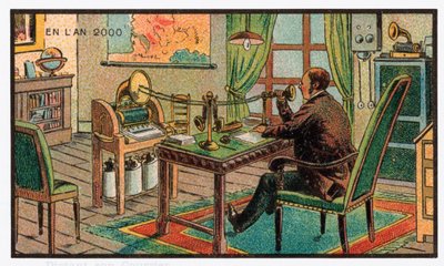Postopptak på grammofon, ca. 1910 av . .