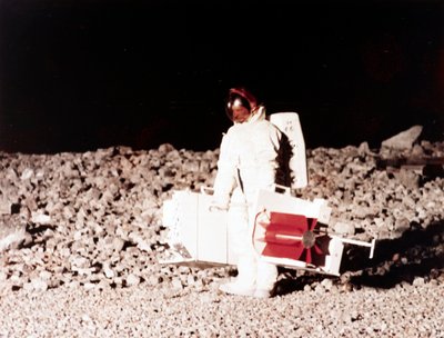 Manned Space Flight, USA, Apollo, General, Trening Øver på måneaktiviteter av Ferdinand Georg Waldmuller