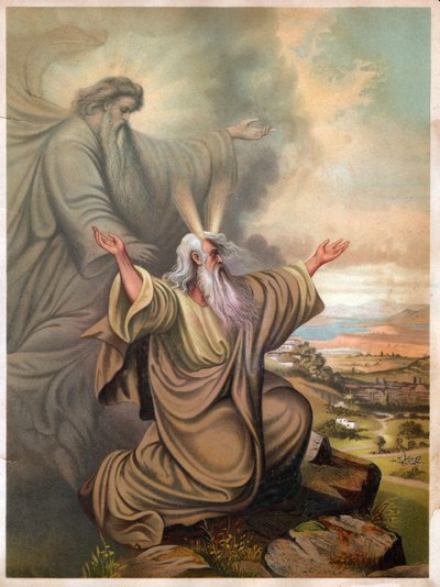 Moses, rundt 1900 (gravering) av . .