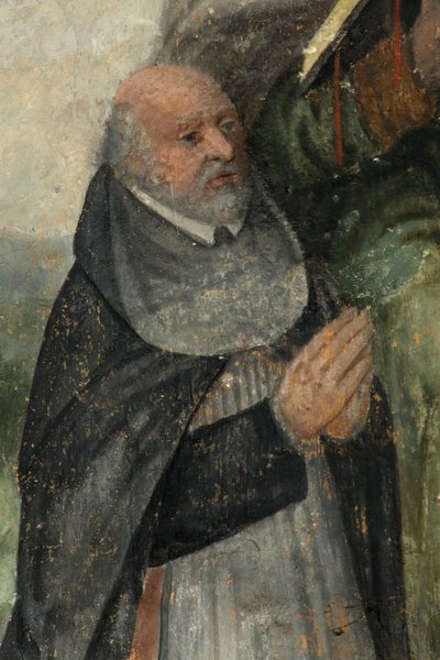 Sognekirke (Sognekirken Vår Frue). Interiør. Koret. Veggmaling. av . .