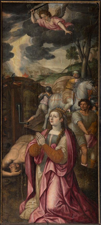 Sognekirke (Saint Walburga Parish Church). triptisk. av . .