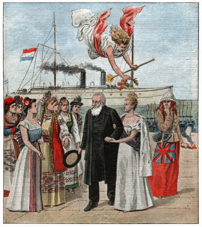 Paul Kruger i Europa av . .