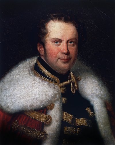 Portrett av Franz Brunsvik (1777-1849), slovakisk cellist og direktør for kommuneteatret i Budapest av William Walcutt