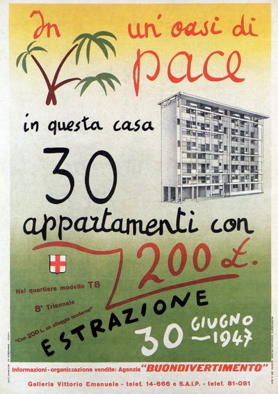 QT8 OASIS OF PEACE - REKONSTRUKSJON AV MILANO 1947 av . .
