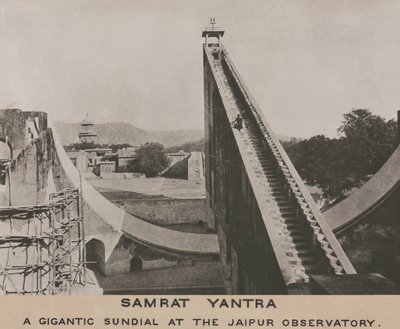 Samrat Yantra ved Jaipur Observatory, India av Frederick (attr. to) Barnard
