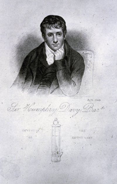 Sir Humphry Davy, kjemiker av Frederick (attr. to) Barnard