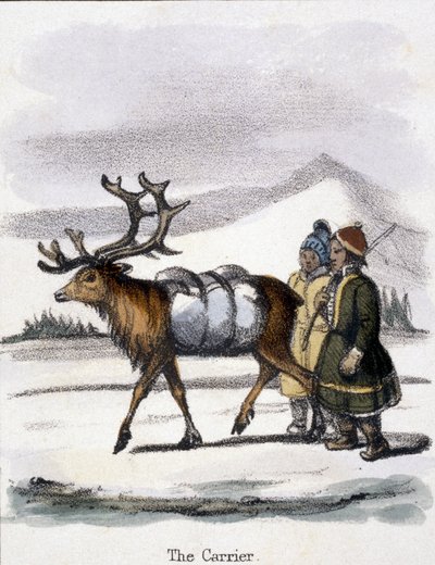 The Carrier', ca 1845 av Frederick (attr. to) Barnard