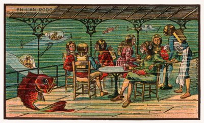 Undervannsterrasse, ca. 1910 av . .