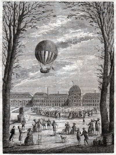 Fyll ballongen. Ballongflyging. av Frederick (attr. to) Barnard