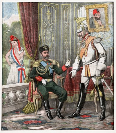 Wilhelm II og Nicholas II av . .