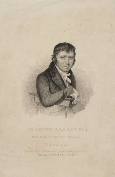 William Baxter, ALS FHS, britisk botaniker, ca 1820-tallet av Frederick (attr. to) Barnard