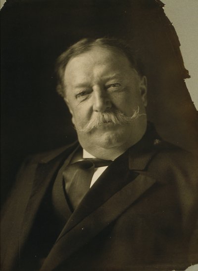 William Howard Taft, ca. 1909 (s/hvitt-bilde) av . .