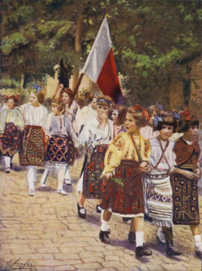 Uavhengighetsdagen i Bucuresti av after A. Langfier