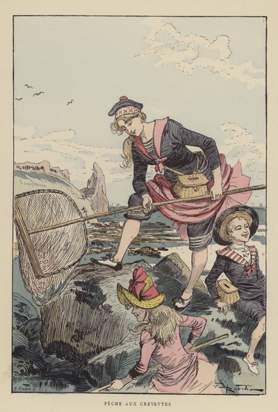 Rekefiske av after Albert Robida
