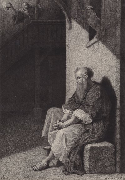 Peters omvendelse av after Albert Robida