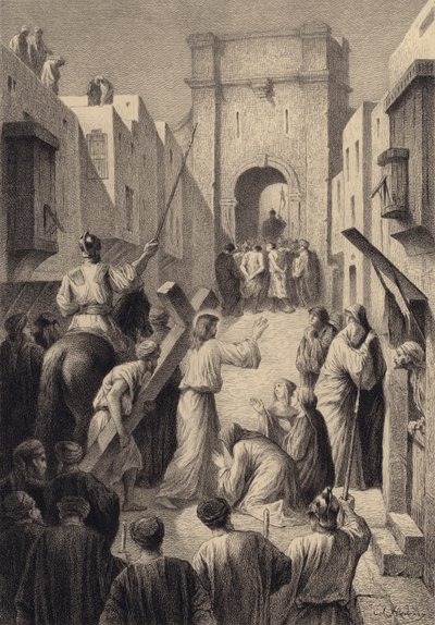 Jerusalems døtre av after Albert Robida