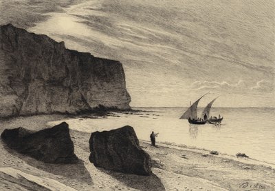 Det mirakuløse utkastet til fisk av after Albert Robida