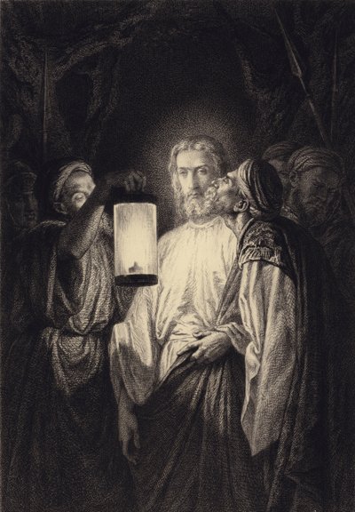 Judas forræderi av after Albert Robida