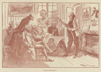Gamle minner av after Albert Robida