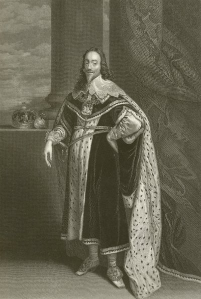 Charles 1 av after Anthony van Dyck