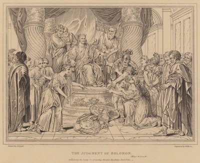 Salomos dom, 1. Kongebok av after Antoine Coypel