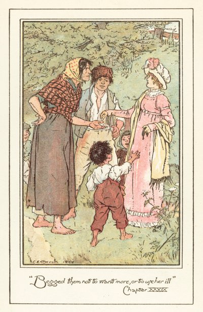 Illustrasjon for Jane Austens Emma av after Charles Edmund Brock