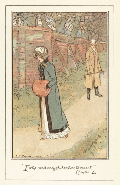 Illustrasjon for Jane Austens Emma av after Charles Edmund Brock