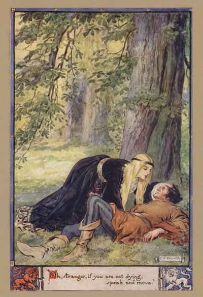 Å, fremmede, hvis du ikke er døende, snakk og beveg deg av after Charles Edmund Brock