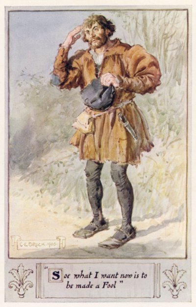 Så det jeg vil nå er å bli gjort til narr av after Charles Edmund Brock