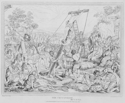 Korsfestelsen, Matthew av after Charles Le Brun